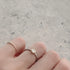 N°6 PTarm classy combination ring 0.3ct